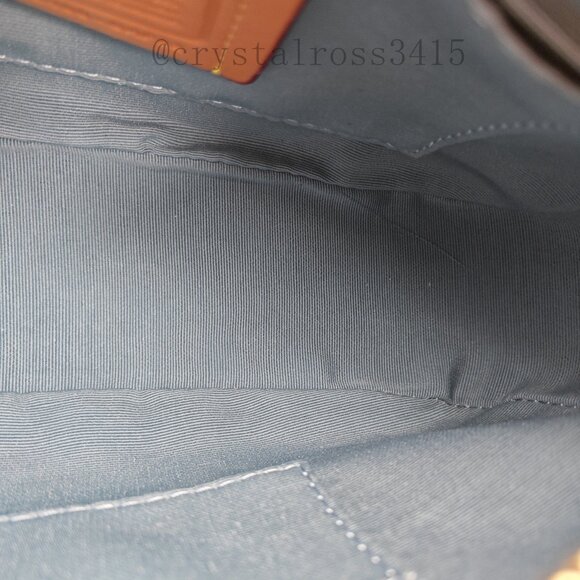 Coach Teri Crossbody Bag Denim Blue - Picture 10 of 11